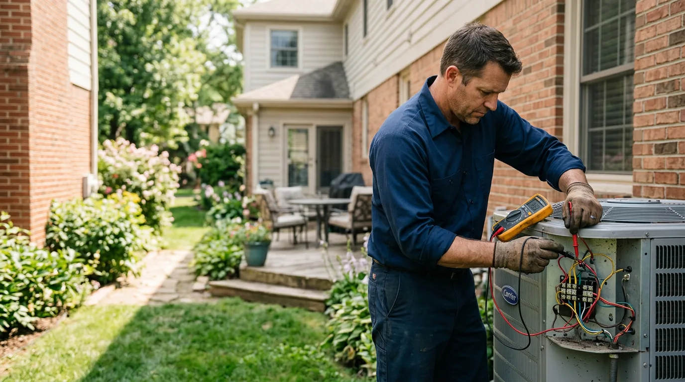 HVAC technician working near Guilford, MO